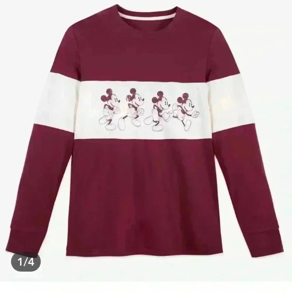 Disney Mickey Mouse Long Sleeve T-Shirt for Men size L NWOT